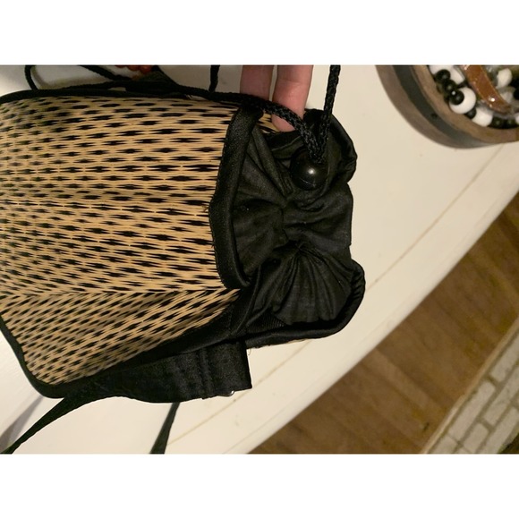 Baskets of Cambodia Woven Palm Fiber Crossbody Bag Boho Fair Trade Eco Artisan - Picture 4 of 8